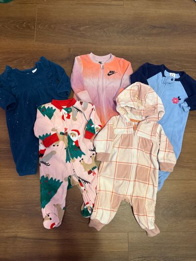 Various Lot of 3 month fleece pajamas 3 Months