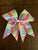 Boutique NEW 3 inch cheer bow white, softball, fly ball, pitch
