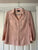 BCX Light pink button up dress shirt, three-quarter sleeve Women's - L