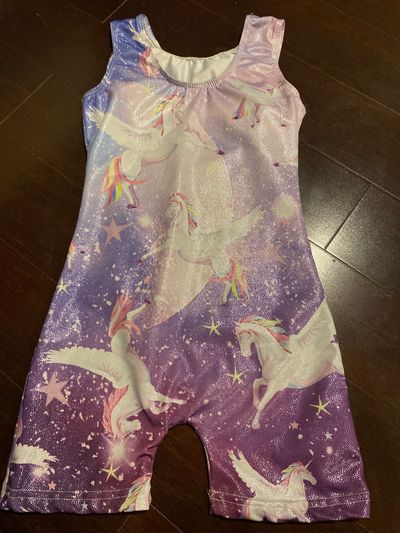 Leotard Girls unicorn leotard size 110 4T