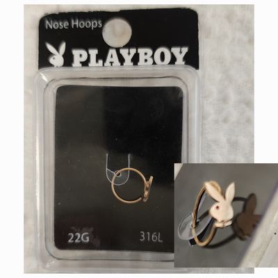 NEW PLAYBOY NOSE PIERCING