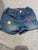 Children Place Embroidered Shorts Adjustable waist 18-24 Months