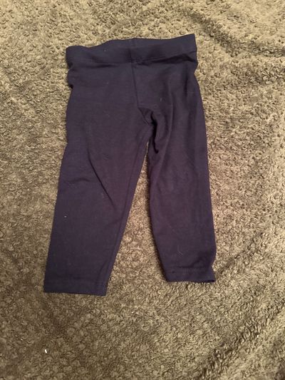 The childrens place Black pants 12-18 Months