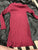 Sparkle in pink Size 4XL equivalent to a size 10 burgundy sweater dress 10-12