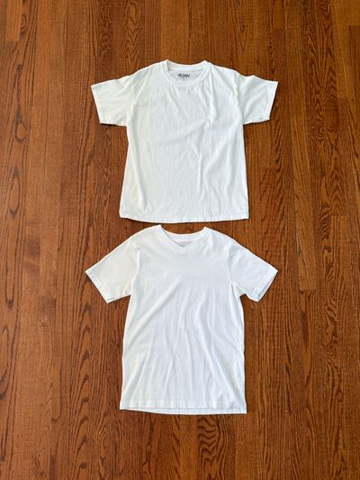 French Toast/Gildan Set of 2 White Undershirts 10-12