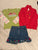 Gymboree 3 piece coordinating set- size 6 skirt & shirt, size 5/6 sweater 6T/6