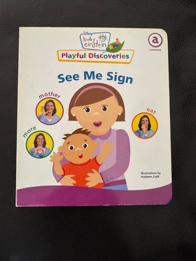 Baby Einstein See Me Sign