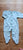 Little Me Baby girl rose print long sleeves bodysuits 6-9 Months