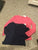 Wonder Nation New pink with tags long sleeve and navy long sleeve 10-12