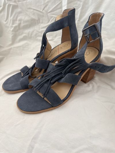 Sole Society Dusty blue sandal 9 (Adult)