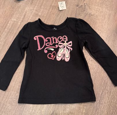 Brand new children's place dance long sleeve top  24 Months