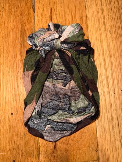 Bunny Knots Camo print newborn size raga baby hat Infant (0-2 yrs)
