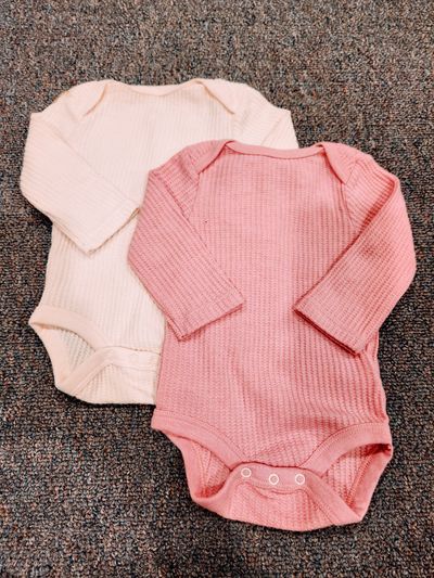 Cloud Island 2 long sleeve bodysuits 0-3 Months