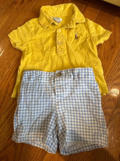 Polo Ralph Lauren 2 piece short set 9 months 9 Months