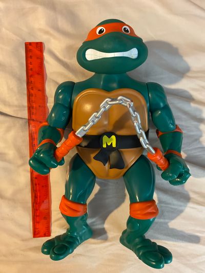 Teenage Mutant Ninja Turtle 12in Original Classic Teenage Mutant Ninja Turtle 12in Original Classic Michelangelo Gi