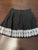 Old navy Black skirt with white design Women's - M