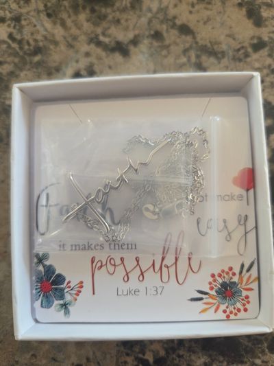 Brand new Faith Cross Necklace for Women Retails $50