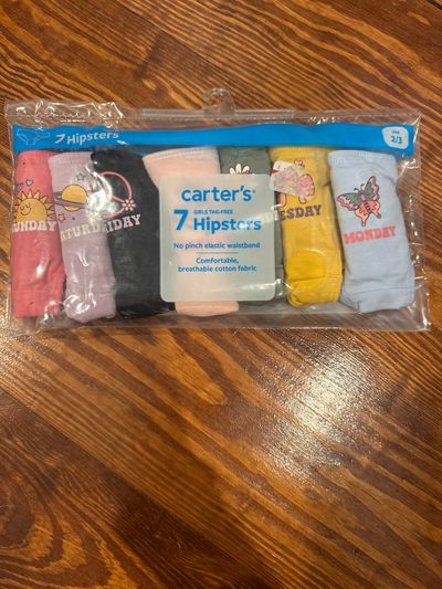 Carters NEW pack of 7 hipster underwear