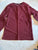 Calvin Klein size 7 Red Flannel thin long sleeve 7-8