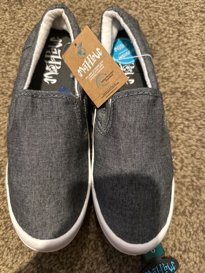Mad Love Kasandra slip on shoes Brand new with tags Charcoal 9 (Adult)