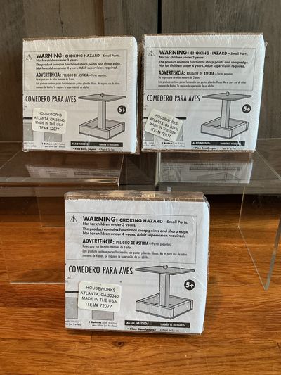 Houseworks New 3 wooden birdhouse kits