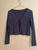Lily Rose Cobalt Blue Long Sleeve Ribbed Top Women's - S