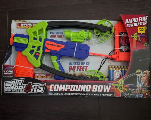 Brand new air warrior compound bow retail, $20