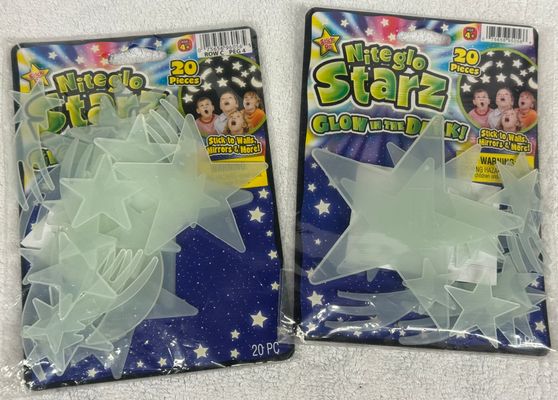 2 Pack of Glow in The Dark Stick on Stars for Room 2 Pack of Glow in The Dark Stick on Stars for Room
