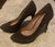 Vince Camuto Brown and black suede heels. 8 (Adult)