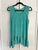 Dantelle Tunic length Turquoise Blue Distressed Women's - S