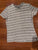 Helix grey striped ss top  Men's - XL