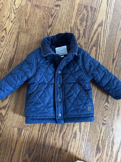 Janie and jack 6-12 months, lightweight quilter blue jacket 6-9 Months