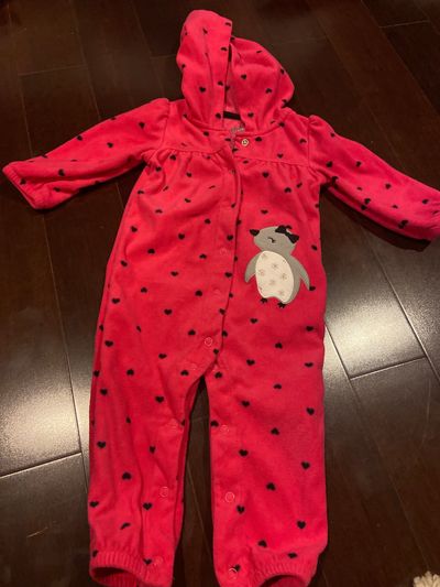 Child of mine Very warm fuzzy button up 6-9 Months
