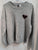 Divided by H&M grey sweater with heart Divided by H&M grey sweater with heart Women's - M