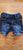 Baby Gap Jeans shorts pull on elasticized waistband mid thigh length 18-24 Months