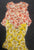 Carters size 7 lot Peach/orange shirt with yellow floral shirt 7-8