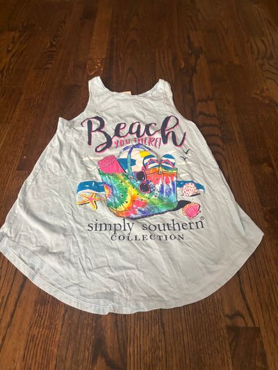 Simply, southern medium beach tank top  Women's - M