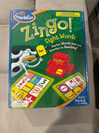 New and sealed Zingo Sight Words $31 on Amazon