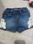 Cat & Jack Lace Denim Shorts Stretch adjustable waist 2T