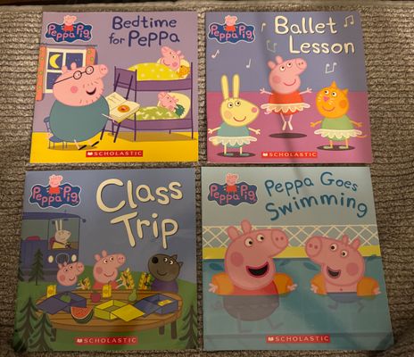 Scholastic ASSORTED Peppe Pig Books -4 pcs