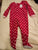a Koala Kids girls' red fleece footed pajama a Koala Kids girls' red fleece footed pajama sleeper 18-24 Months
