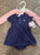 Carters NWT Onsie dress With matching cardigan 3 Months