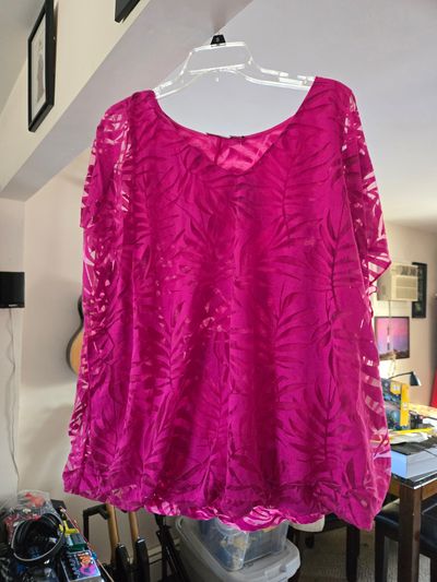 NEW Avenue Magenta top Size 20 Women's XXXL 20
