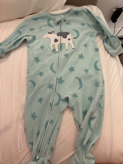 Carters Cow pajamas 12 Months