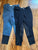 Tuff Rider size 8 horseback riding pants Two pair black and blue
