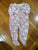 Baby GAP Pink floral onesie 0-3 Months