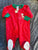 NWT Just Born Red Christmas blanket sleeper 3-6 Months