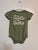 Cat & Jack Sage Green Onesie w "My Auntie is my Bestie" 6-9 Months