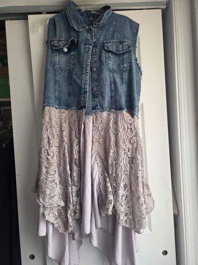 Denim long shirt size 3xl  Women's 3X