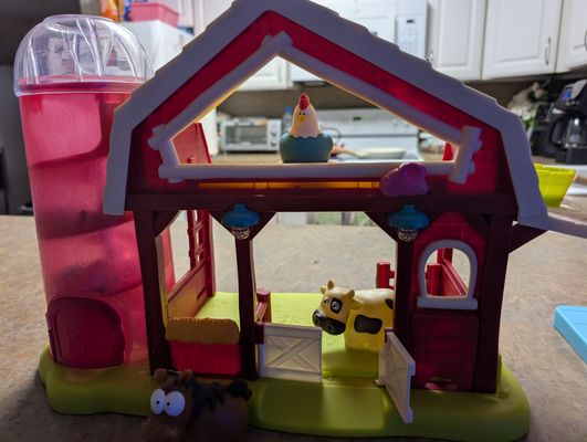 Little people farm with two animals Little people farm with two animals